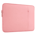 Devia Justyle Business Inner Laptop Bag 13.3" w/ Pocket Compatible for MacBook Air 13.3" & MacBook Pro 13.3" - Bump & Shock Absorption - Slim Portable Waterproof Sleeve Bag - Pink