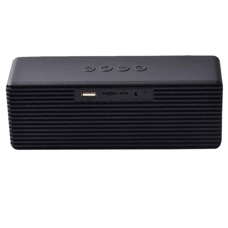 Devia Life-Style Stereo with Dual Speakers & Built-in Microphones - HiFi Stereo Sound Effect - 8-hours Playtime - Bluetooth Speakers with Base Tone & Noise Reduction - Black