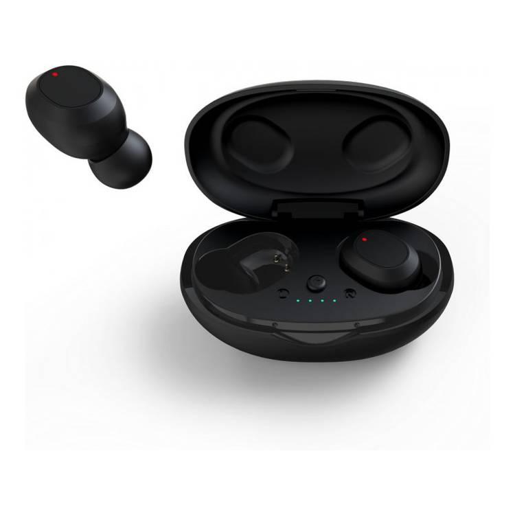 Devia Joy A1 Series TWS Wireless Earphone with HD Noise Reduction & Durable Life - Ergonomic Design Portable Dual-ear Bluetooth 5.0 Earbuds - HI-Fi Sound Quality - Black