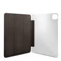 Karl Lagerfeld PU Saffiano Ikonik Metal Folio Case for iPad 12.9" - Black
