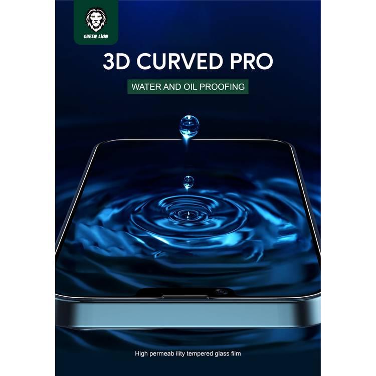 Green Lion 3D Curved Tempered Glass for iPhone 13 Mini-, High Quality Tempered Glass,3D curved Design, 9H Hardness- Clear