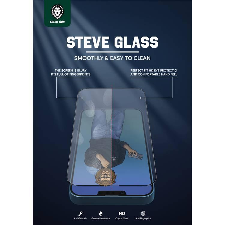 Green Lion 10 in 1 Pack 2.5D 9H Steve Glass 0.2mm for iPhone 12 Pro Max ( 6.7" ) , Easy Installation, Anti-scratch, Full Protection - Clear