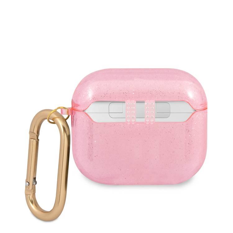 Guess TPU Colored Glitter Case for Airpods 3 - Pink