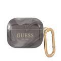 Guess TPU Shinny New Marble Case for Airpods 3 - Black