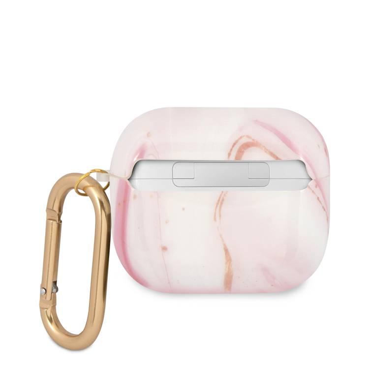 Guess TPU Shinny New Marble Case for Airpods 3 - Pink