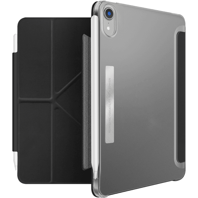 Viva Madrid Conver Case With Foldable Stand For iPad Mini (8.3") 6th Gen - Black
