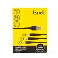 Budi 3 in 1 Cable 2A Fast Charge
