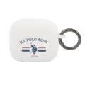 U.S.Polo Assn.Silicone Horses Flag Case for Airpods 3 - White