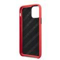 Karl Lagerfeld Smooth PU Case with Embossed 21 Rue St-Guillaume For iPhone 11 Pro - Red