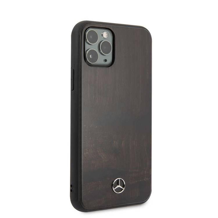 CG MOBILE Mercedes-Benz RoseWood Hard Phone Case for iPhone 11 Pro Max Officially Licensed - Brown
