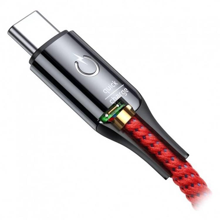 Baseus Woven Fabric Type-C Cable 3A 1M - Red
