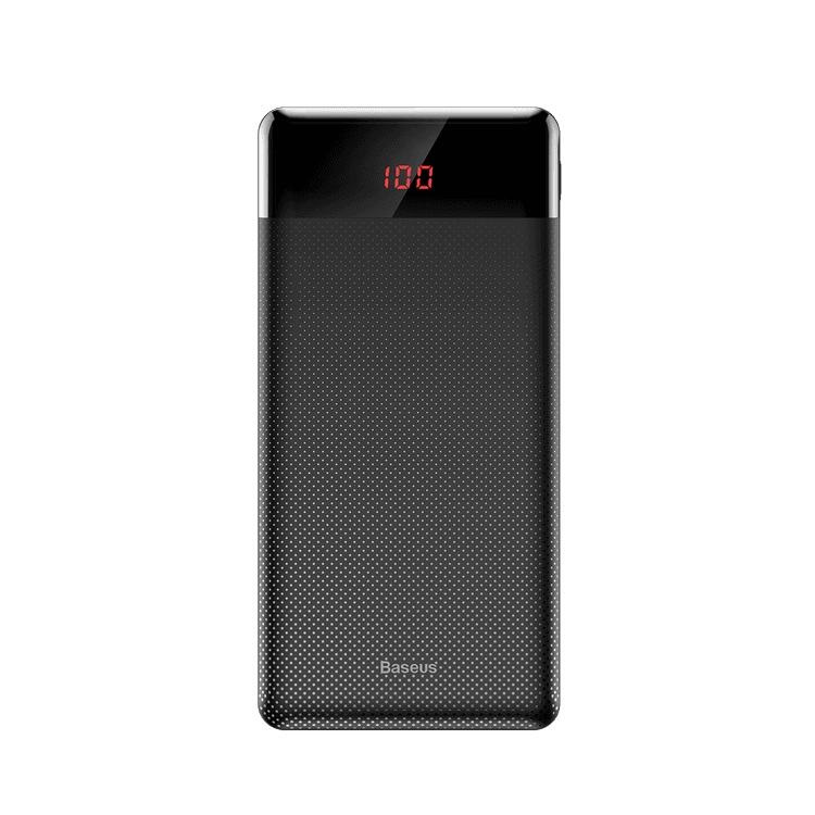 Baseus Mini CU Digital Display Power Bank 10000mAh - Black