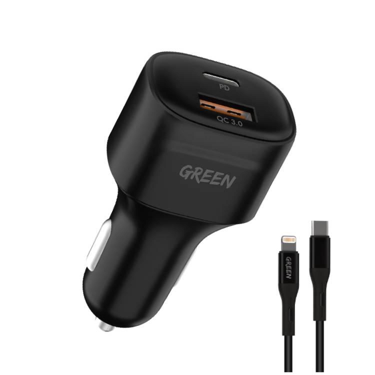 20W Dual Port Car Charger with Quick Charge Technology