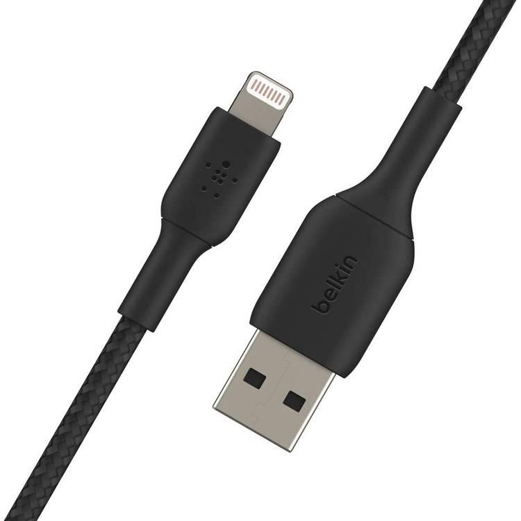 iPhone Charger Cable Belkin CAA002BT3MBK Lightning to USB-A Cable 3m - Black
