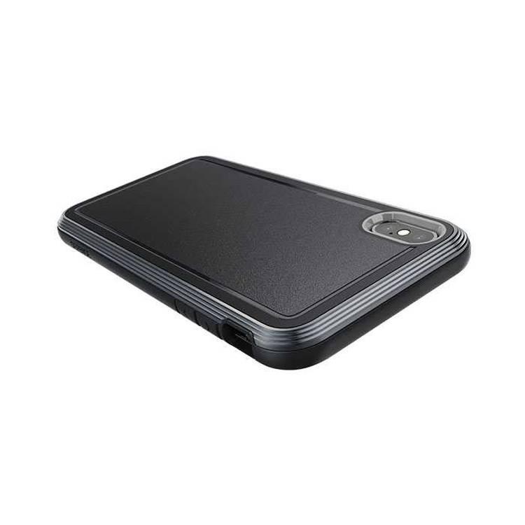 X-Doria Defense Ultra Phone Case Compatible for iPhone Xs Max (6.5") Drop Shield Aluminum Back Cover - Black