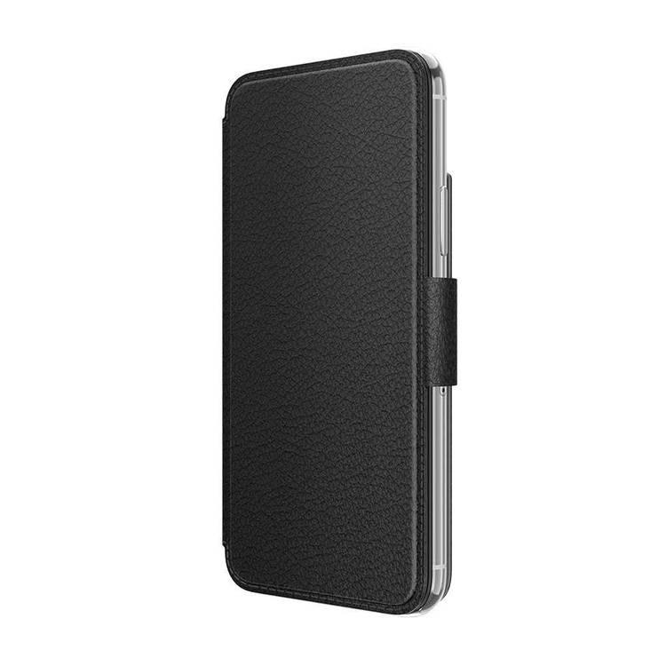 أكس-دوريا جراب هاتف فوليو اير متوافق مع ايفون 11 برو (5.8") غطاء قابل للطي لحامل الفيديو متعدد الاستخدامات | جراب هاتف مزود بمحفظة متعددة البطاقات - أسود
