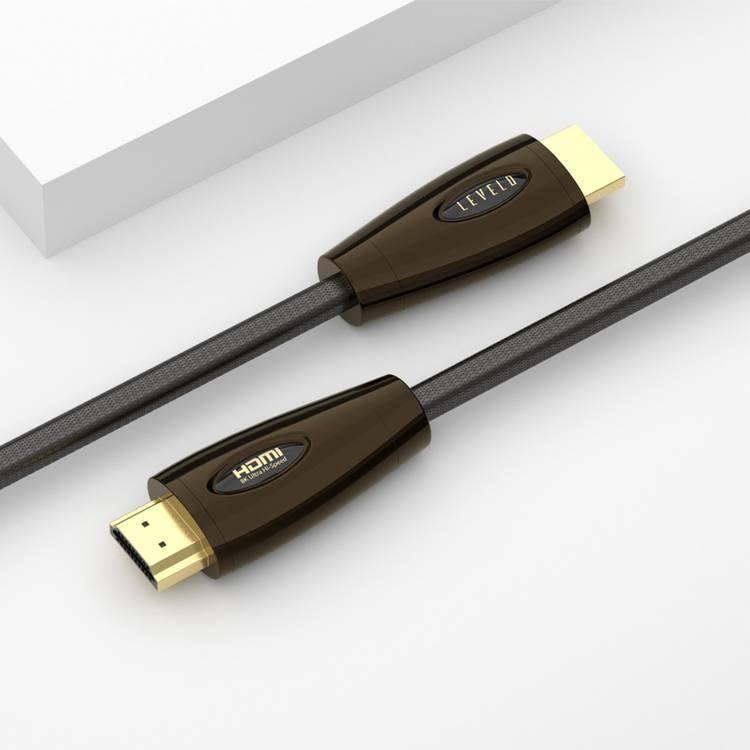 Levelo Zinc-Alloy Shell 8K60Hz HDMI Cable V2.1-Black