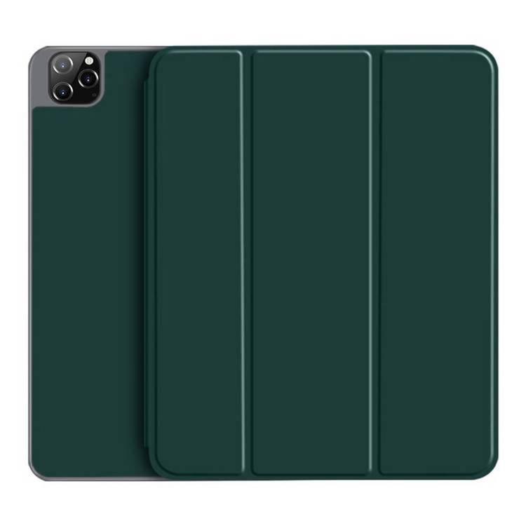 Green Lion Premium Leather iPad Case Combo with Universal Pen Compatible for Apple iPad Pro 12.9" 2020 - Green