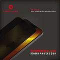 ليبيرتي جارد LGPRVBRE13PM واقي شاشة كامل للخصوصية 2.5D واقي شاشة بحافة مستديرة لهاتف ايفون 13 برو ماكس، مضاد للصدمات ومضاد للتأثير - أسود