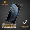 Liberty Guard LGCLR3DSRE11PMXSM 3D Black Silicon Rounded Edge Screen Protector For iPhone 11 Pro Max, Anti Shock & Anti Impact - Black