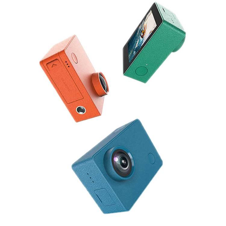 شاومي H264-BL كاميرا 4K اكشن هي كاميرا أنيقة ونحيفة مع أداء جيد لتسجيل الفيديو بدقة 4K ، والتصوير العادي ، والحركة البطيئة ، والفاصل الزمني ، والتصوير الدوري - أزرق