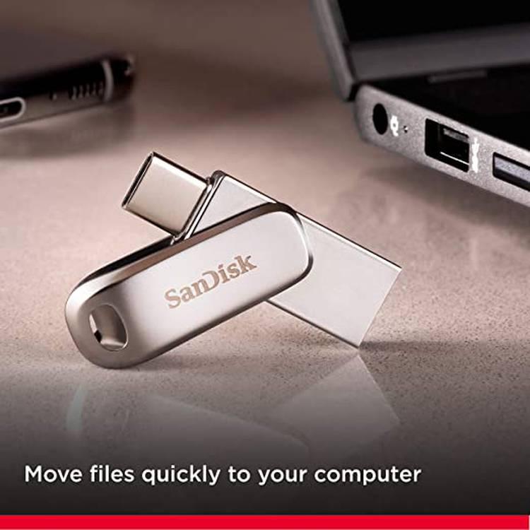  SanDisk 1TB Ultra Dual Drive Luxe USB Type-C - SDDDC4-1T00-G46,  Silver : Electronics