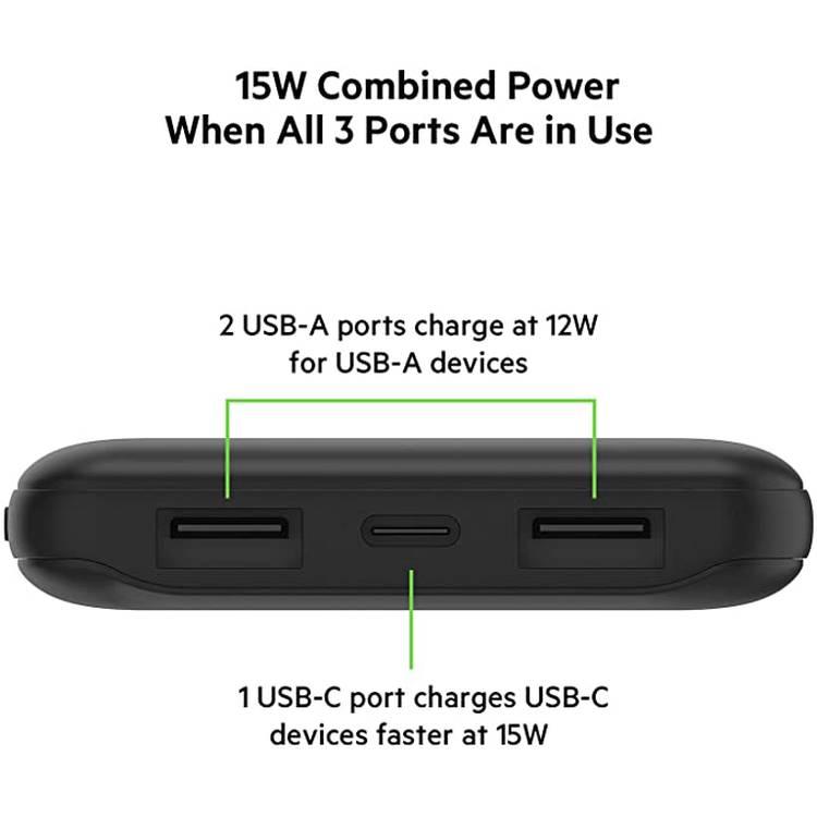 Belkin Power Bank 10000 mAh USB-C 15W Black