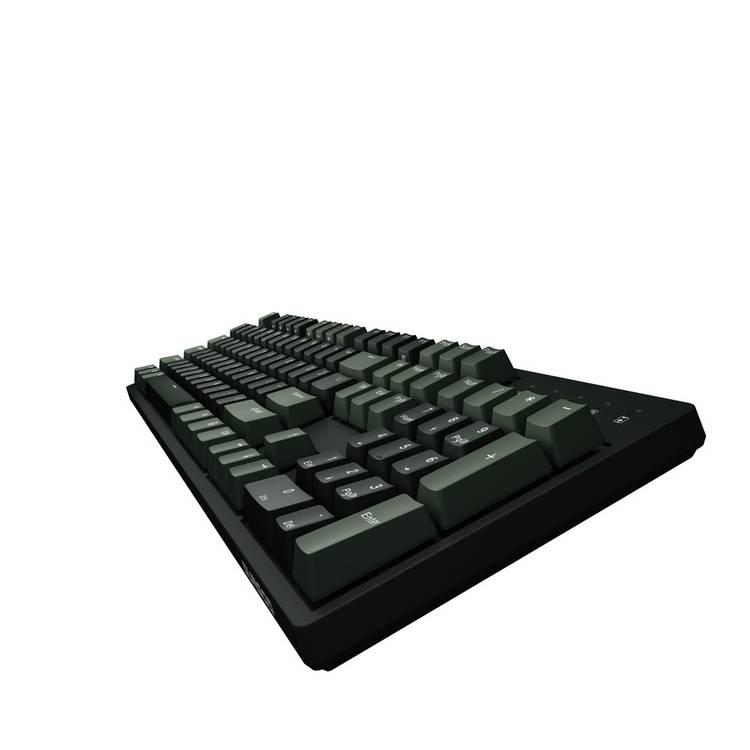 لوحة مفاتيح ميكانيكية للالعاب من دوريدس توروس K310 - 104 مفاتيح - تقنية PBT المزدوجة - NKRO - يو اس بي نوع سي, التوافق مع Mac و Windows ، مفتاح أحمر - أسود / أخضر غامق
