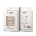 Guess Metal Ring Stand 4G, Compatible with All Smartphone - Marble White