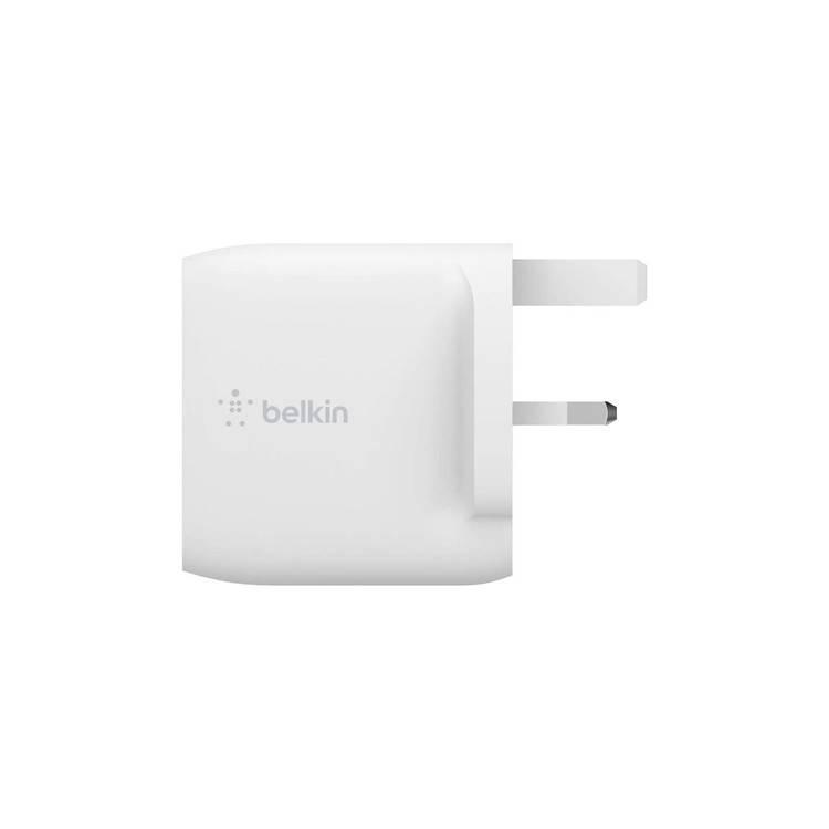 Belkin Boost Charge Dual USB-A Wall Charger 24W with USB-A to Micro USB Cable 1M - White