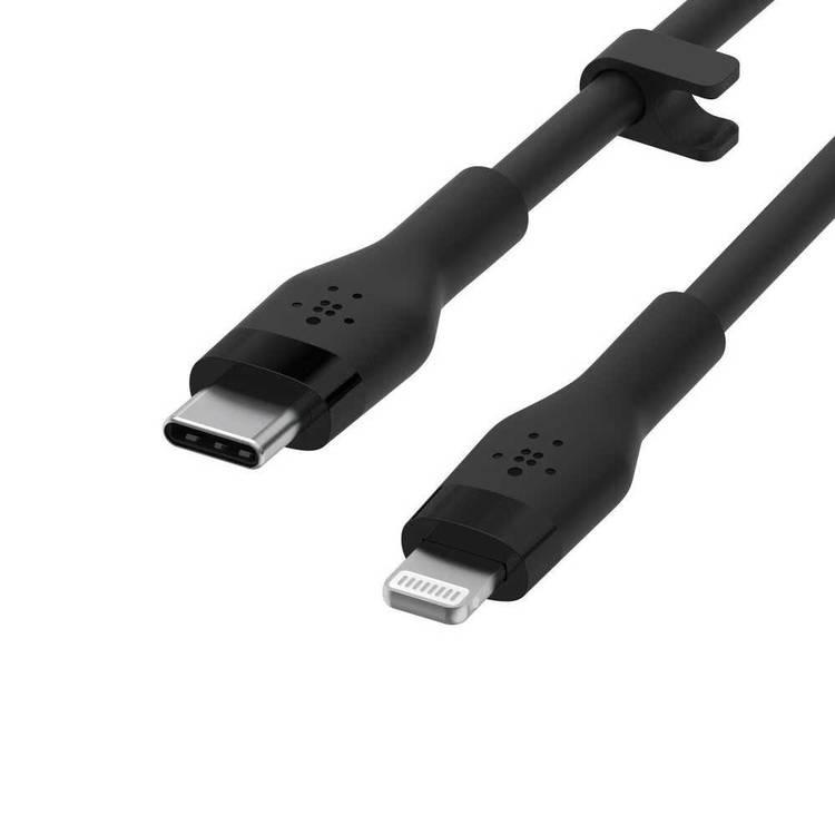 Belkin CAA009bt1MBK Cable with Lightning Connector, BOOST CHARGE, Soft-touch Silicone, 1M - Black