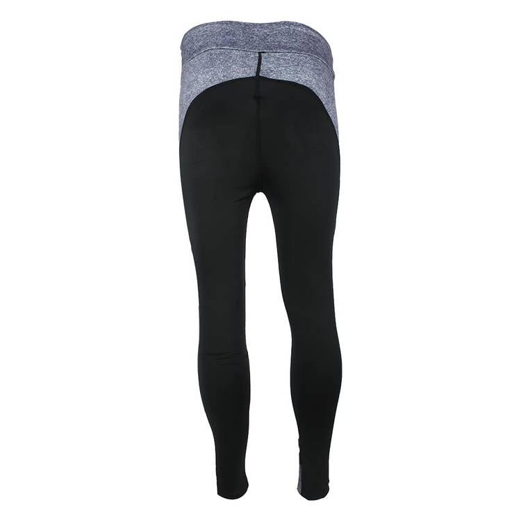 uhlsport Tights Ladies Pants, Very light, Tight-fitted, Elastic waistband  for optimal comfort, Flat lock seams provide a pleasant feeling on skin,  X-Large Size, 100% Polyester - BLACK GRAY