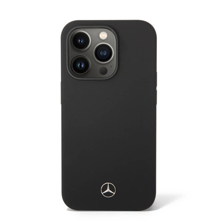 Mercedes-Benz Magsafe Compatibility Liquid Silicone Case iPhone 14 Pro Max Compatibility - Black
