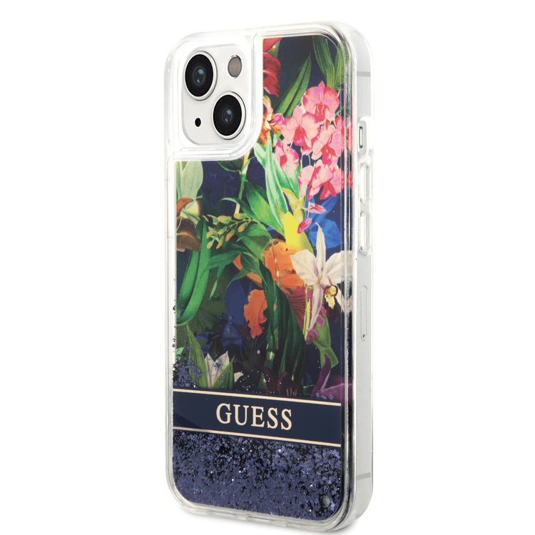 CG MOBILE Guess Phone Case for iPhone 14 Plus in Fuschia IML Flower  Pattern, Anti-Scratch PC/TPU, Comfortable & Durable Hard Case with  Accessible