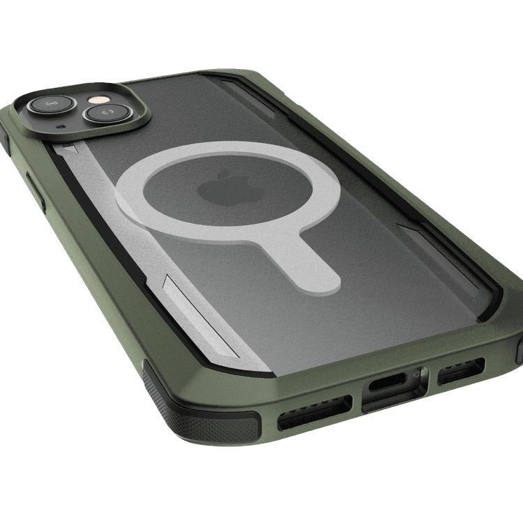 X-Doria Raptic Secure مُصمم لـ MagSafe متوافق مع iPhone 14 Plus - Moss Green