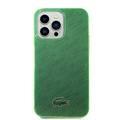 Lacoste Hard Case IML Double Layer & Dyed Bumper Signature Pattern - iPhone 14 Pro Max - Green