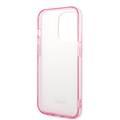 Lacoste Hard Case IML Double Layer & Dyed Bumper Signature Pattern - iPhone 14 Pro - Pink