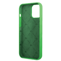 Lacoste Hard Case Liquid Silicone / Microfiber Glossy Printing Logo Compatible with iPhone 14 Pro Max - Green
