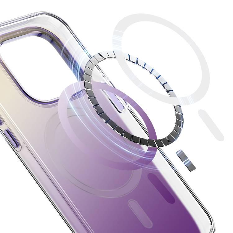 Green Lion Rainbow Magsafe Case iPhone 14 Plus - Purple