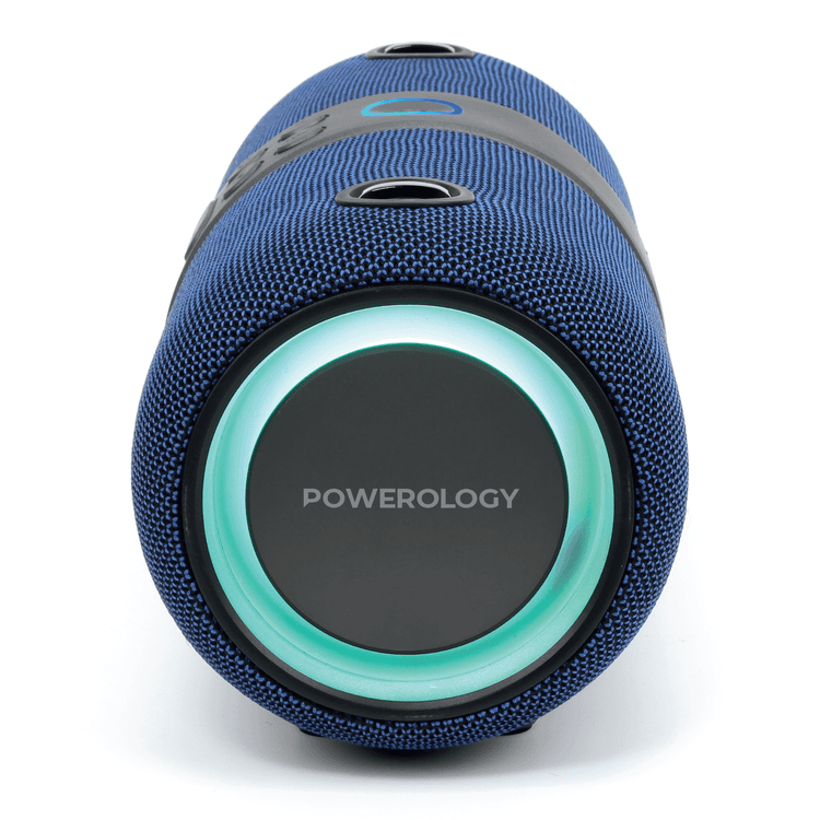 Powerology Cypher Portable Stereo Speaker - Blue