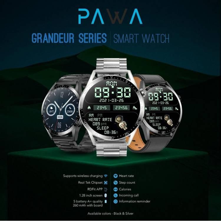 ساعة ذكية من سلسلة PAWA - أسود