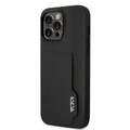 Tumi HC Leather Case With Vertical Card Slot iPhone 14 Pro Max - Black