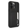 Tumi HC Leather Case With Vertical Card Slot iPhone 14 Pro Max - Black