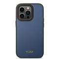 Tumi HC Leather with MagSafe Embossed Ballistic Pattern Case iPhone 14 Pro Max - Blue