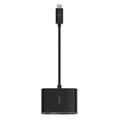 Belkin USB-C to VGA + Charge Adapter - Black