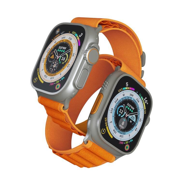 Porodo Smart Watch Ultra Titanium  with 1.86 Inch Wide Screen -15 Days Standby - Orange