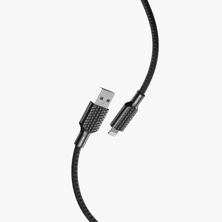Green Lion Casablanca USB-A إلى Lightning - أسود