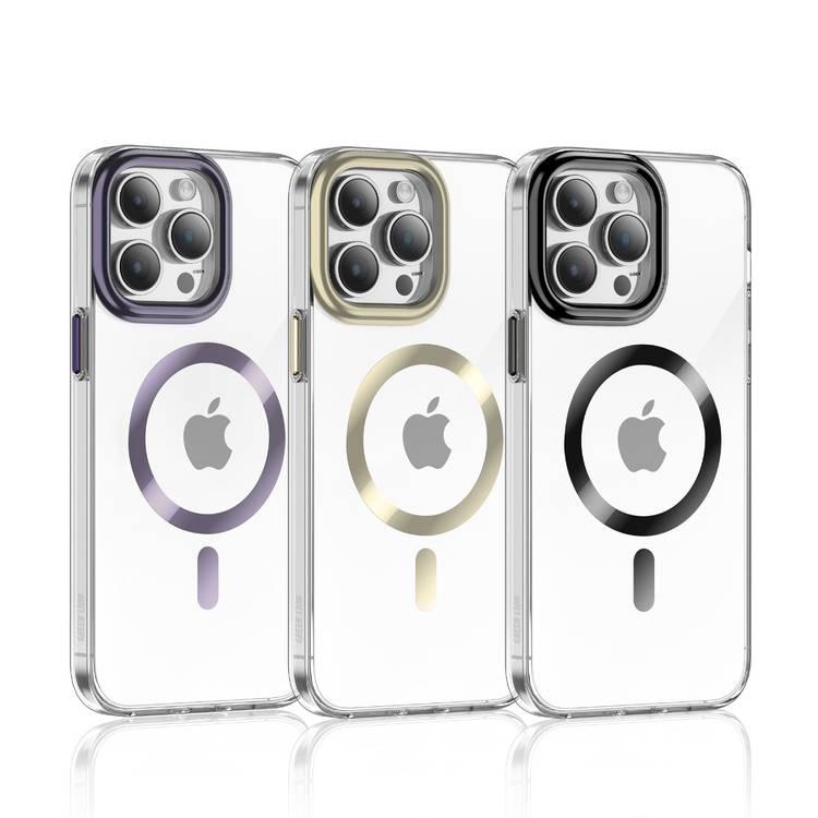 جراب Green Lion Clear MagSafe 2 لهاتف iPhone 14 Pro Max - أرجواني