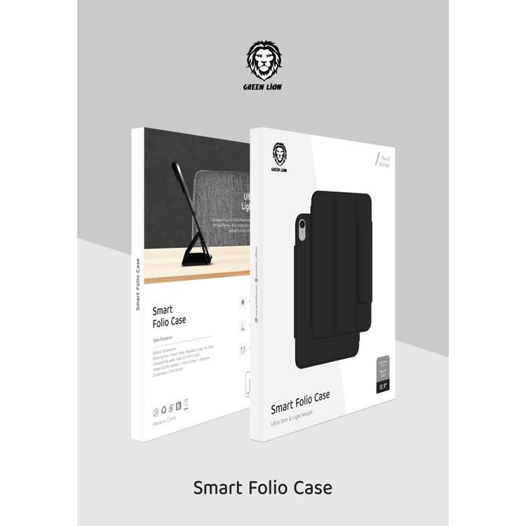 Green Lion Smart Folio Magnetic iPad 10.9" 2022 Case  - Black