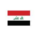 علم العراق AFC 2019 ، للاستخدام الداخلي والخارجي ، ألوان زاهية ومقاومة للبهتان للأشعة فوق البنفسجية ، دعم عرض خفيف الوزن في الأحداث الرياضية والاحتفالات الأخرى ، الحجم: 96 × 64 سم